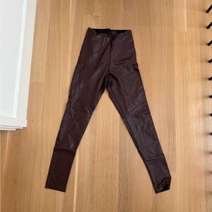 Commando Chocolate Faux Leather Leggings